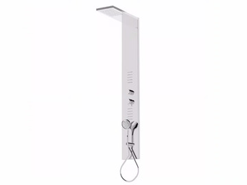 MYRING - F1628 - Wall-mounted shower panel with hand shower with overhead shower by Rubinetteria Giulini - view 2